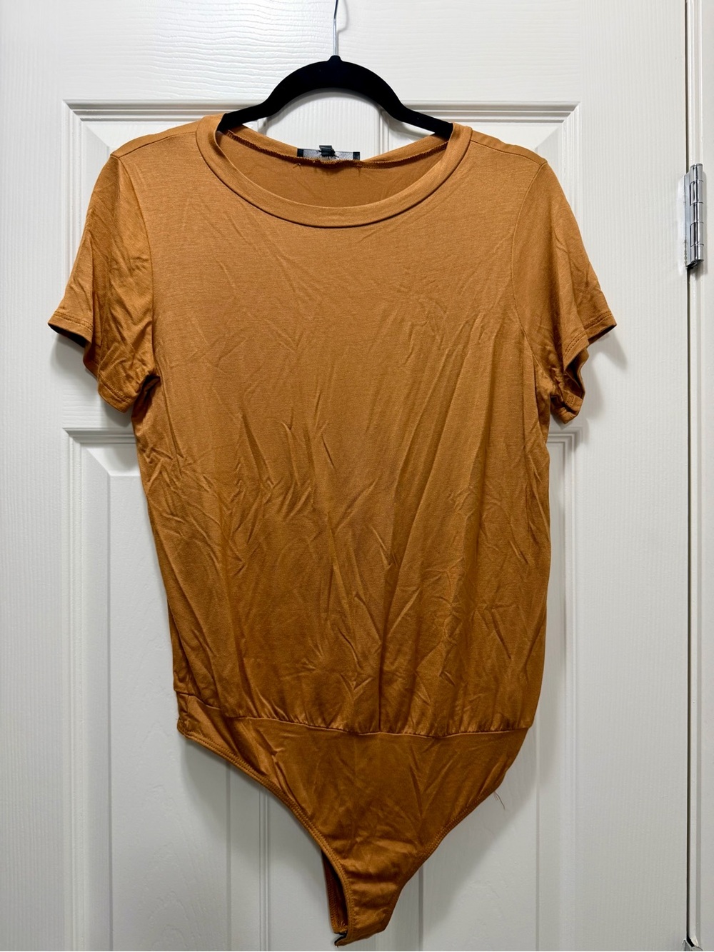 Lulu's Short Sleeve Bodysuit - Burnt Orange